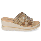 Sandali con Zeppa Donna Valleverde Gold