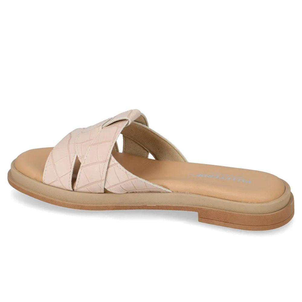 VALLEVERDE Sandalo Sabbia Donna con sottopiede in pelle. Made in Italy.