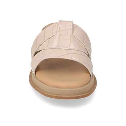 VALLEVERDE Sandalo Sabbia Donna con sottopiede in pelle. Made in Italy.