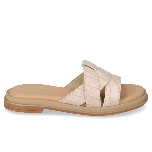 VALLEVERDE Sandalo Sabbia Donna con sottopiede in pelle. Made in Italy.