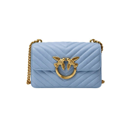 Borsa a Tracolla Donna Pinko Love Click Mini Celeste