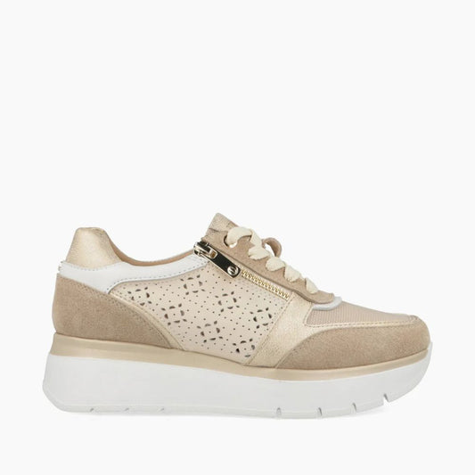 IMPRONTE Serenissima Zip Suede scarpa donna SAND