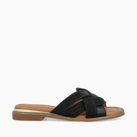Sandali Donna Impronte Serenella Braid nero