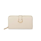 VALLEVERDE Portafoglio donna Beige con accessorio decorativo