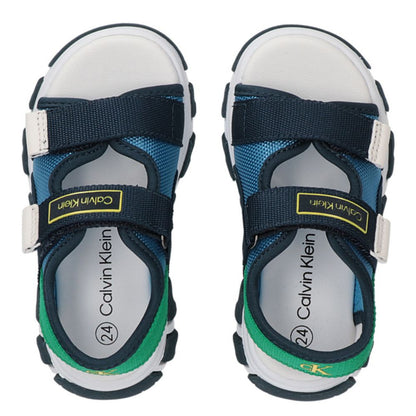CALVIN KLEIN Sandali bambino in velcro multicolor