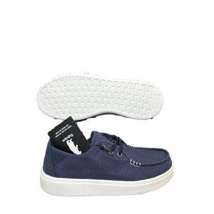 Refrigue Scarpe da Uomo in tela con laccio a molla Art.SATURN001 Col.Blu Navy