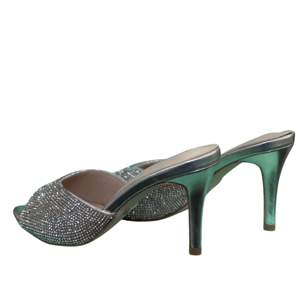 Kiss Kriss Sandali da Donna con brillantini (Tacco 85)  Col.Oro