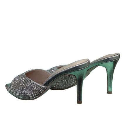 Kiss Kriss Sandali da Donna con brillantini (Tacco 85)  Col.Oro