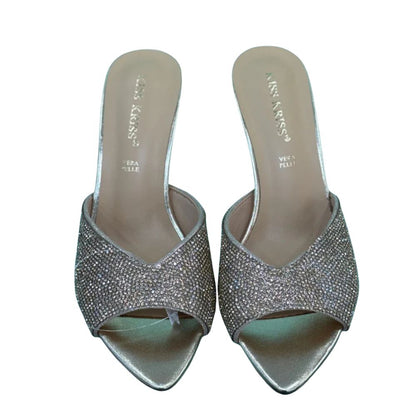 Kiss Kriss Sandali da Donna con brillantini (Tacco 85)  Col.Oro