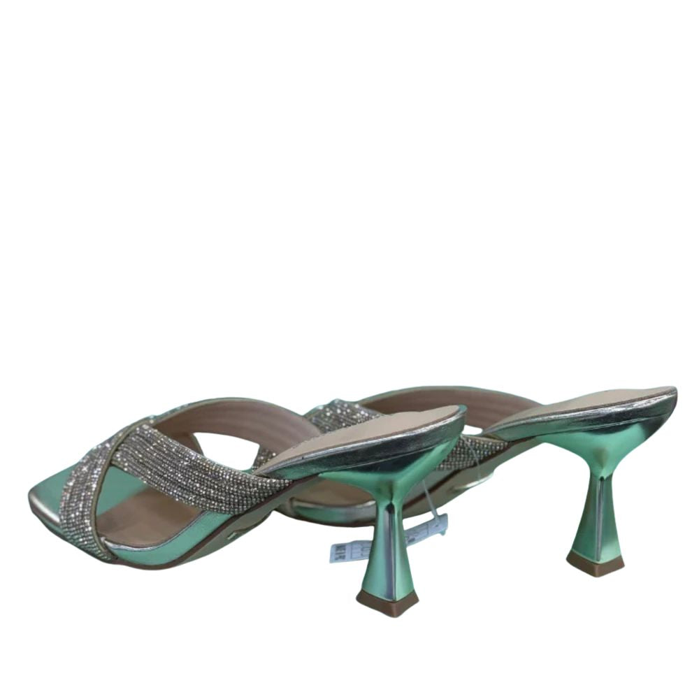 Kiss Kriss Sandali da Donna con brillantanti (Tacco 75)  Col.Oro