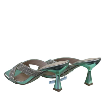 Kiss Kriss Sandali da Donna con brillantanti (Tacco 75)  Col.Oro