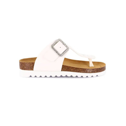 GRÜNLAND sandalo Infradito Donna bianco CC0077 | HOLA