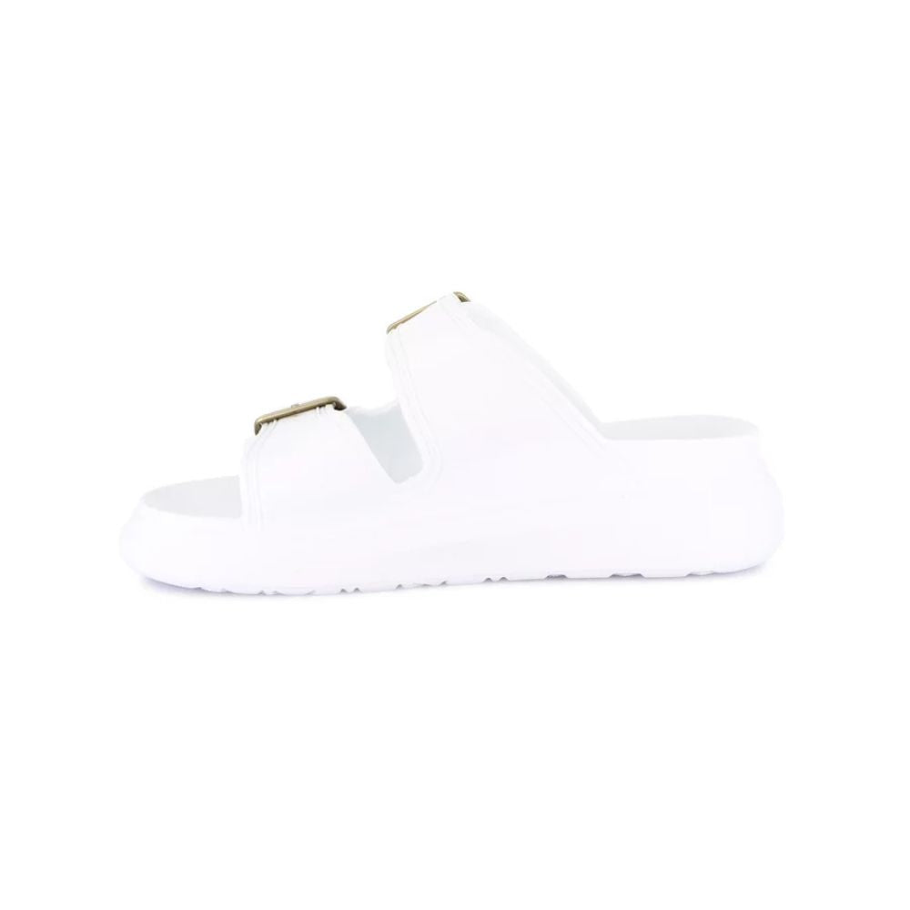 GRÜNLAND sandalo Ciabatta donna bianca platform in EVA | DALA