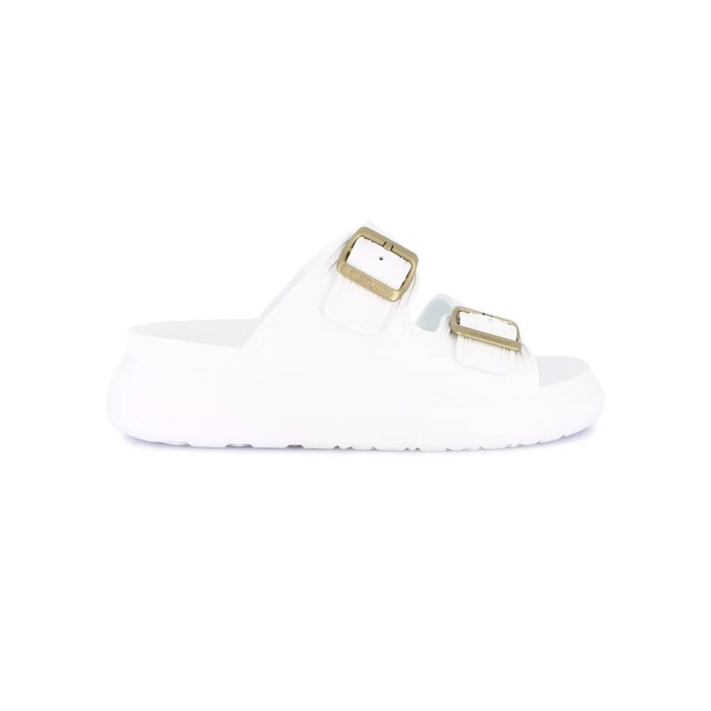 GRÜNLAND sandalo Ciabatta donna bianca platform in EVA | DALA