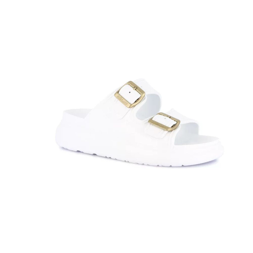 GRÜNLAND sandalo Ciabatta donna bianca platform in EVA | DALA