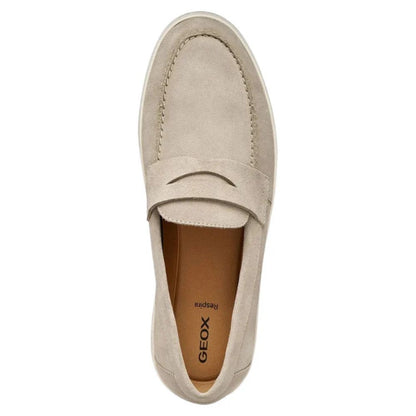 Geox U SERIFOS Scarpe da Uomo - Mocassino in camoscio Col.Beige Art.U65LSI 00022 C5004