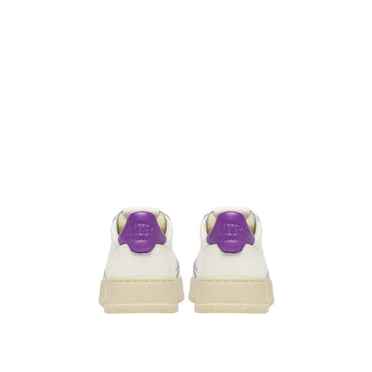 Autry Medalist Scarpe da Donna Art.AULW LL59 Col.Bianco con riporto Viola