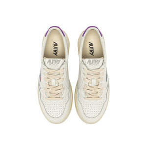 Sneakers Donna Autry Medalist Bianco e Viola