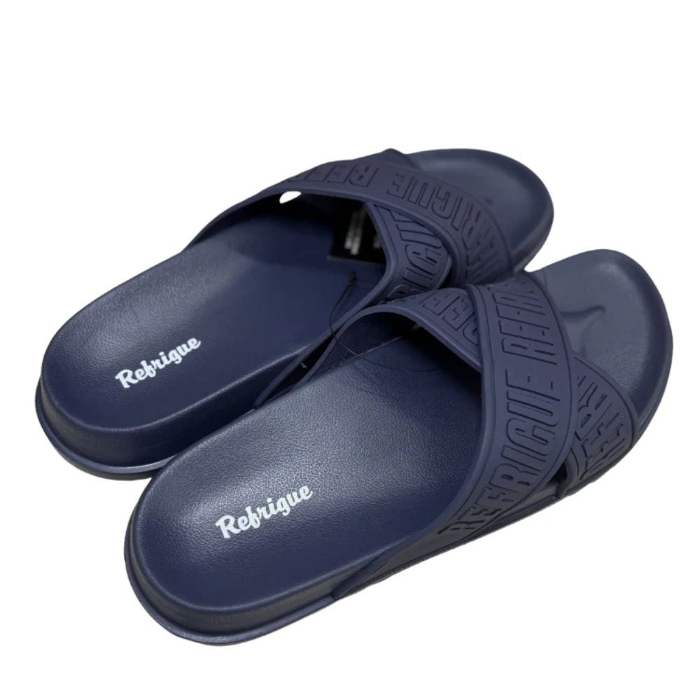 Refrigue Sandali da Uomo - Ciabatte in gomma da Mare Col.Blu Navy