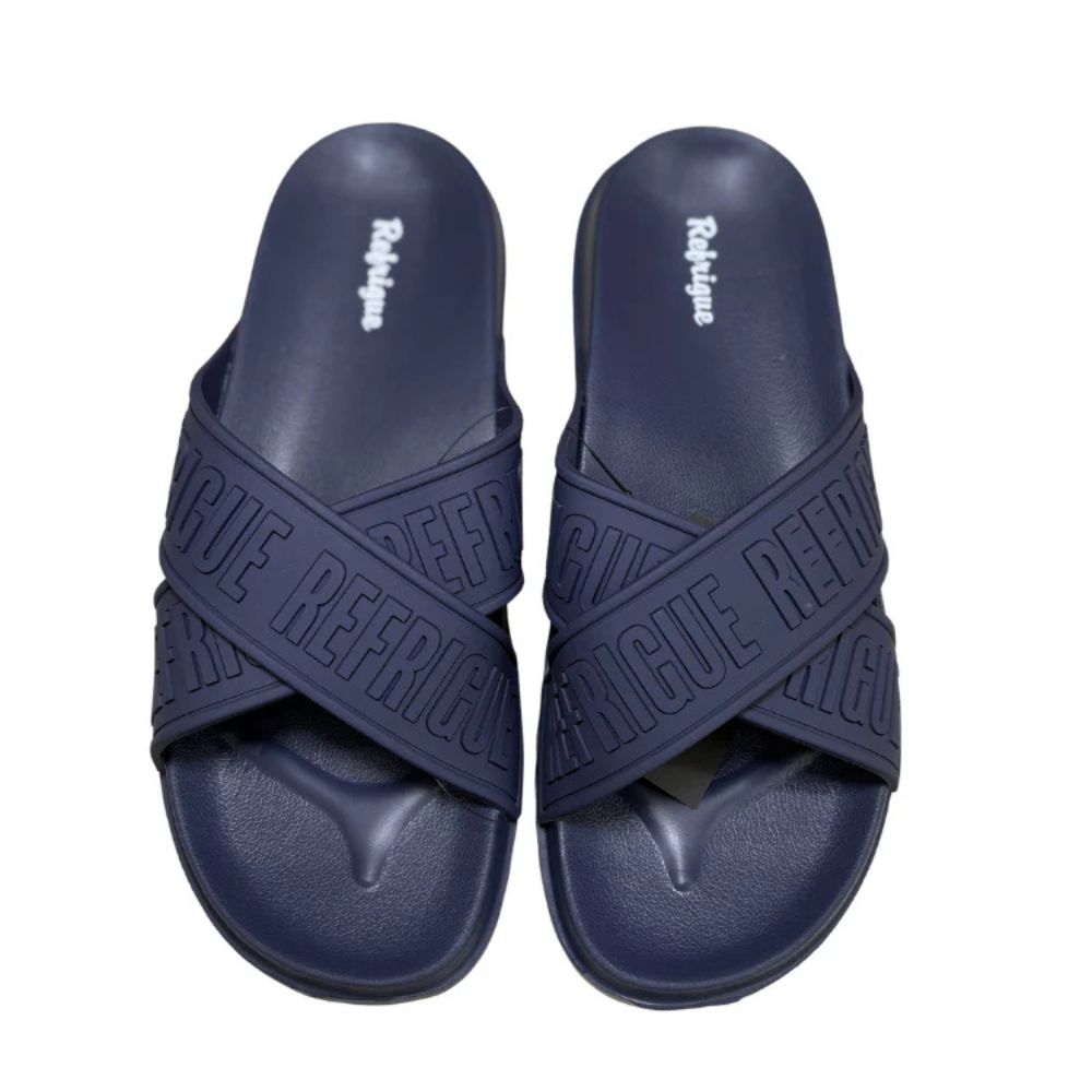 Refrigue Sandali da Uomo - Ciabatte in gomma da Mare Col.Blu Navy