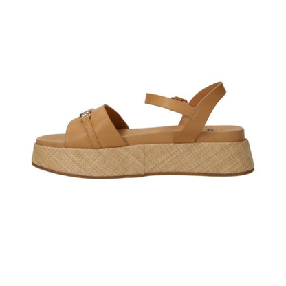4US PACIOTTI Sandali donna con zeppa Uzm02 Beige
