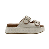 Sandali Donna 4US by Cesare Paciotti Doppia Fascia Beige