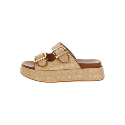 4US PACIOTTI sandalo donna UMZ11 Ciabatta con Doppia Fascia Regolabile brown