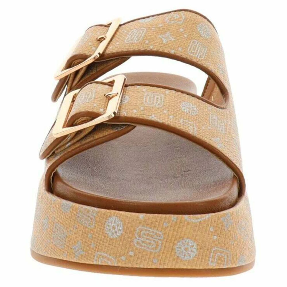 4US PACIOTTI sandalo donna UMZ11 Ciabatta con Doppia Fascia Regolabile brown