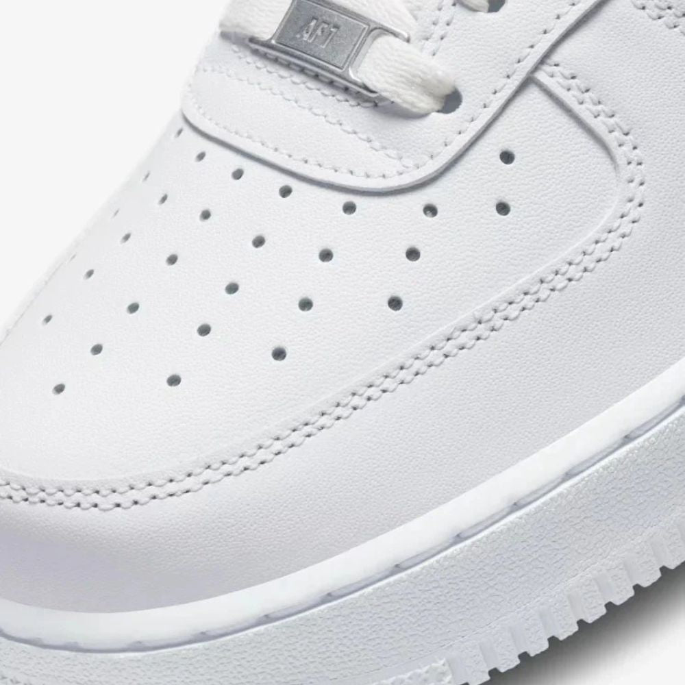 Nike Air Force 1 07 Unisex Bianco/Bianco 100% Marca Originale