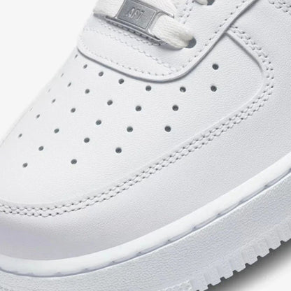 Nike Air Force 1 07 Unisex Bianco/Bianco 100% Marca Originale