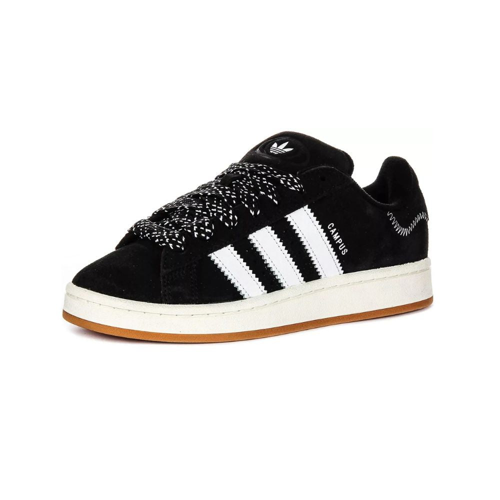 Adidas Campus Camoscio Donna Sneakers In Nero Bianco