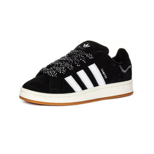 Sneakers Adidas Campus Donna Camoscio Nero Bianco