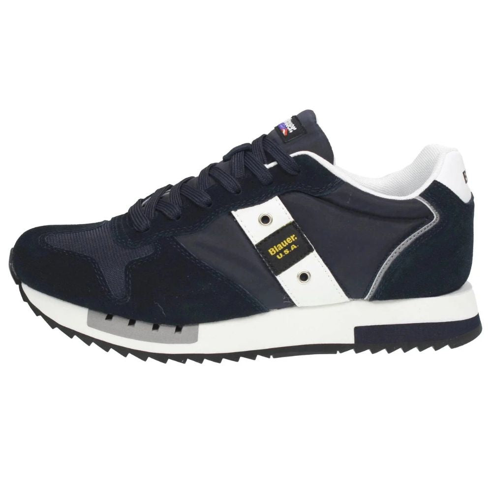 Blauer Queens - Sneakers Basse In Suede E Nylon Blu - Uomo