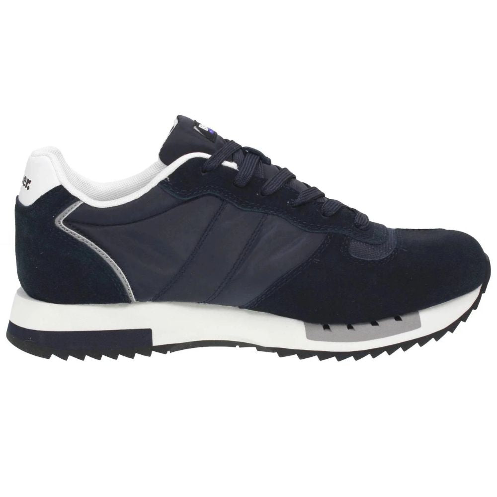 Blauer Queens - Sneakers Basse In Suede E Nylon Blu - Uomo