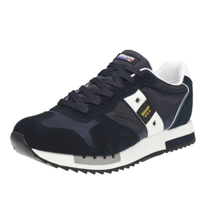 Blauer Queens - Sneakers Basse In Suede E Nylon Blu - Uomo