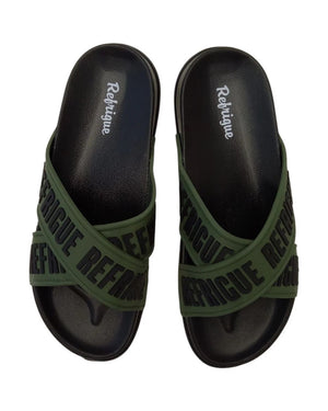 Refrigue Ciabatta Da Uomo Art.ARON925 Col.Verde