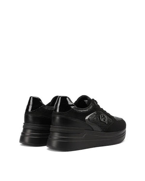 QUEEN HELENA Sneakers da donna con suola platform e dettagli lucidi X35-24