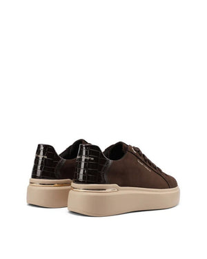 QUEEN HELENA Sneakers da donna platform con dettagli effetto cocco X35-3