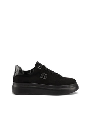 QUEEN HELENA Sneakers donna platform con dettagli effetto vernice X35-5