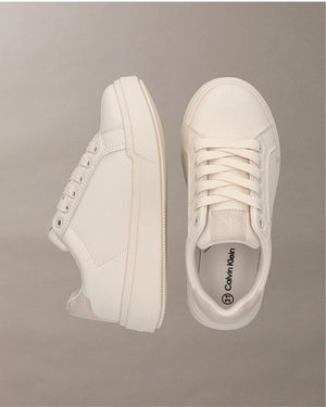 CALVIN KLEIN Sneakers Signature bambino MILK