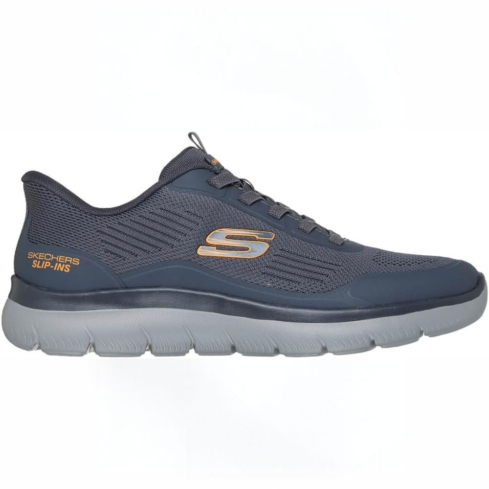 SKECHERS UOMO  Summits Leyter Sneakers GRIGIO