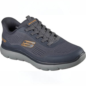 SKECHERS UOMO  Summits Leyter Sneakers GRIGIO
