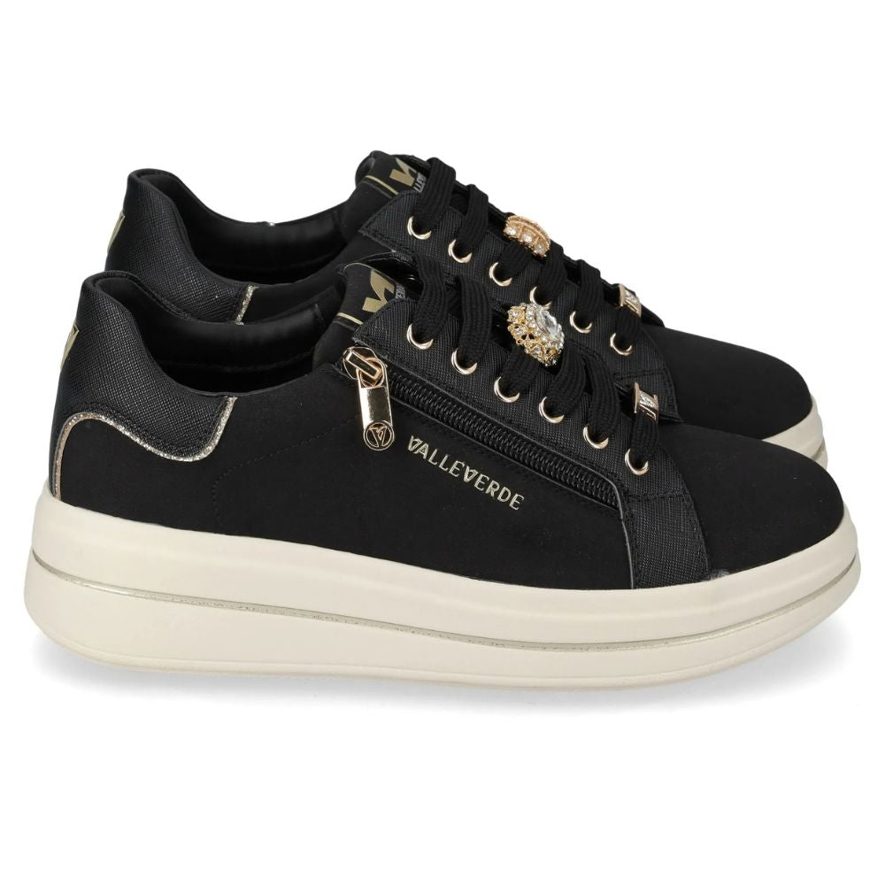 VALLEVERDE Sneaker Donna Black