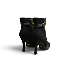 KISS KRISS KK126 - Stivaletti con plateau Col. Nero