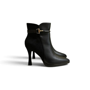 KISS KRISS KK126 - Stivaletti con plateau Col. Nero