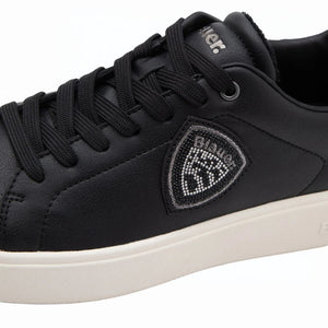 BLAUER Scarpe Da Donna Art.VICTORY01 Col.Nero Con Riporti Argentati