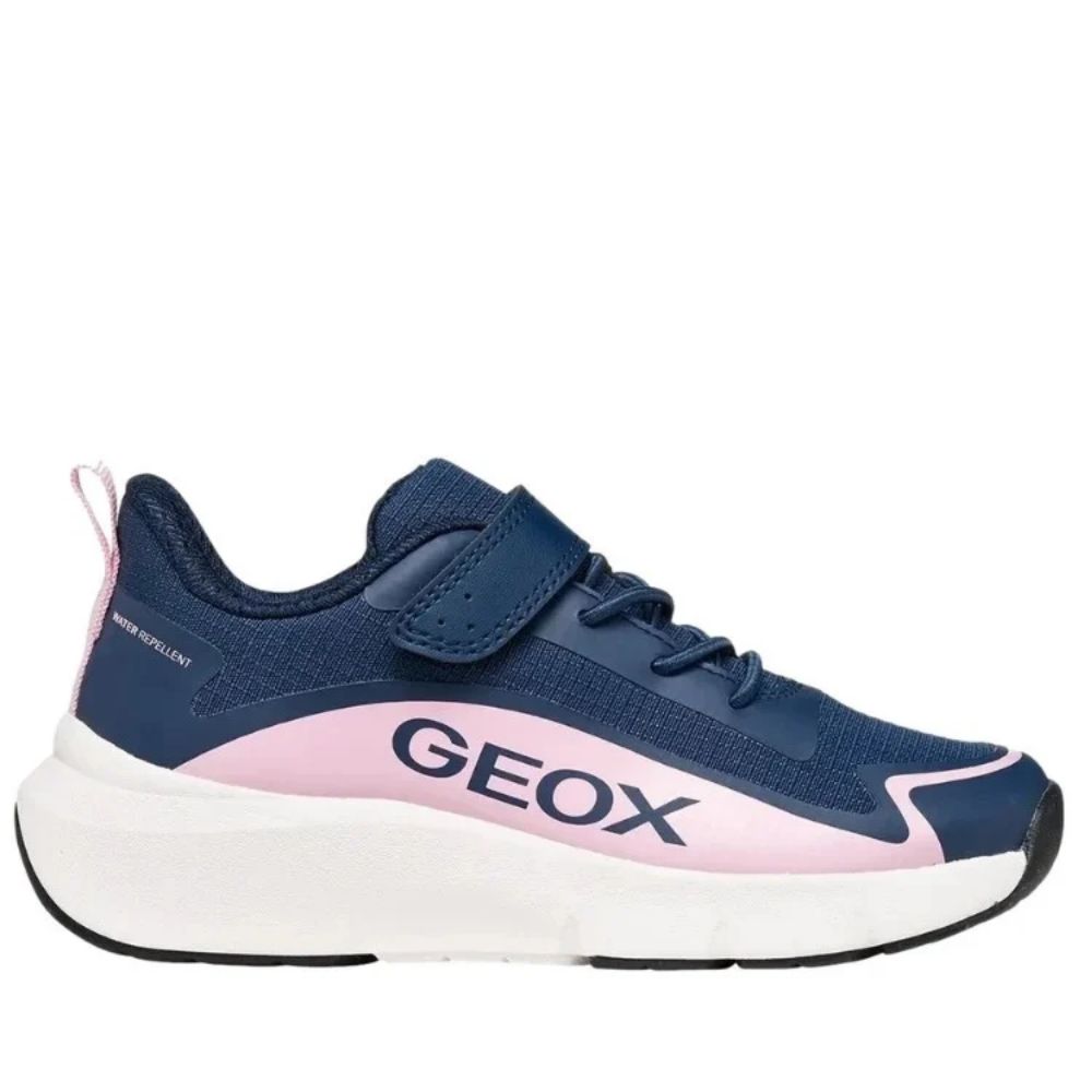 GEOX Scarpe da Bambina con strappo Art.PRO-RUN GIRL Col.Blu con inserti rosa