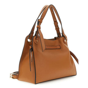 CAFENOIR borsa tote effetto pelle con grana grossa, con dettaglio lettering cuoio