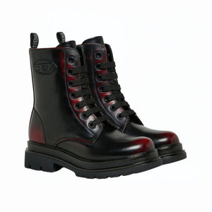 DIESEL D-Anfistr - Stivali DONNA combat effetto bicolore