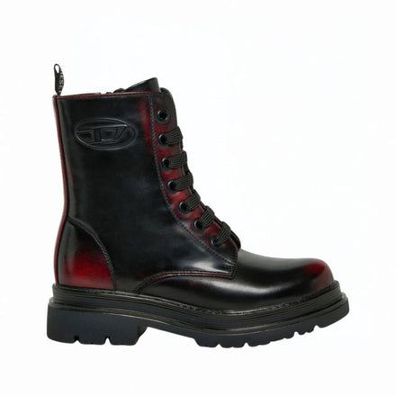 DIESEL D-Anfistr - Stivali DONNA combat effetto bicolore